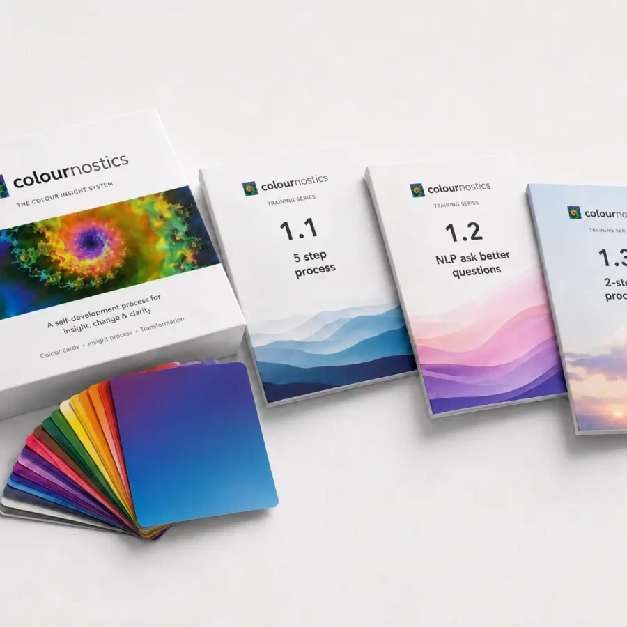 Colournostics Personal Use toolkit with board, colour cards and manual